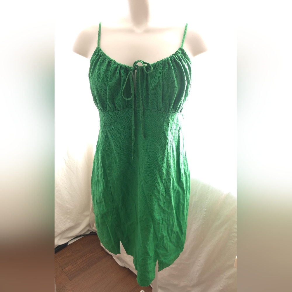 Wild Fable Vibrant Green Mini Dress